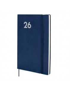 Finocam Dynamic Mara Agenda Profesional - Anual 2026 - Tapa Blanda - Cierre con Goma Elastica - Formato Y11 - 169x11x245mm -