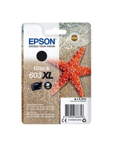 Epson 603XL Negro Cartucho de Tinta Original - C13T03A14010