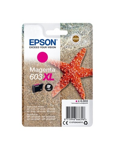 Epson 603XL Magenta Cartucho de Tinta Original - C13T03A34010