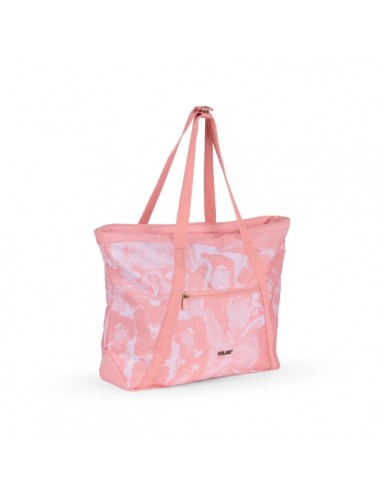 Milan Coleccion Lava Bolso Shopper 18.5L - Gran Capacidad - Cierre de Cremallera - TamaÃ±o 52x36x3cm - Color Rosa