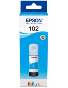 Epson 102 Cyan Botella de Tinta Original - C13T03R240