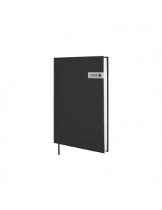 Finocam Dynamic Porto Agenda - Anual 2026 - Sin Cierre - Formato Y11 - 168x26x245mm - 1 Dia por Pagina - Color Negro