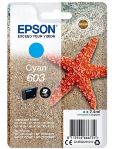 Epson 603 Cyan Cartucho de Tinta Original - C13T03U24010