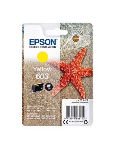 Epson 603 Amarillo Cartucho de Tinta Original - C13T03U44010
