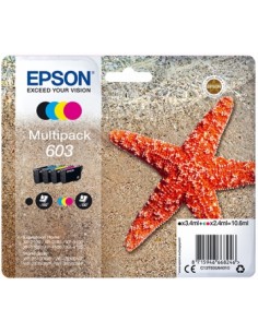 Epson 603 Pack de 4 Cartuchos de Tinta Originales - C13T03U64010