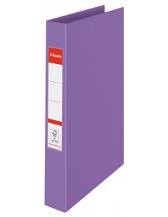 Esselte Colour'Breeze Carpeta de Anillas 25mm A4 - Lomo 42mm - Capacidad para 190 Hojas - Color Lavanda