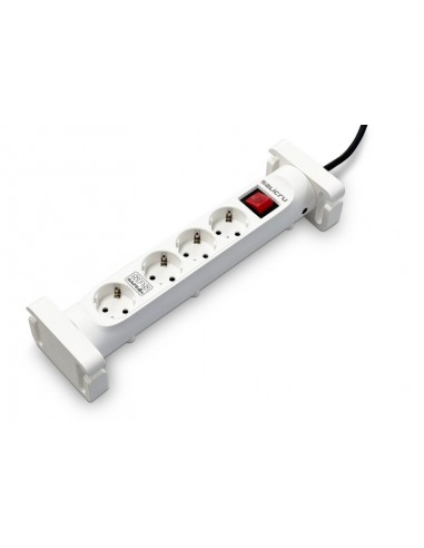Salicru Regleta SPS SAFE 4S Protectores Electricos Activos de Ultima Generacion - 4 Tomas Schuko - Color Blanco