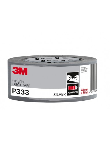 3M Cinta Adhesiva Americana - 48mm x 50m - Color Plata