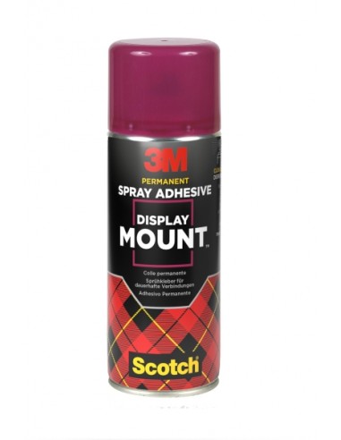 Scotch Display Mount Adhesivo en Spray 400ml - Union Permanente y Duradera - Color Transparente