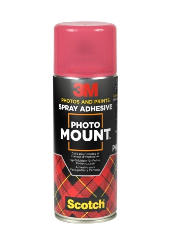 Scotch 3M Photomount Adhesivo en Spray 400ml - Adhesivo de Alta Resistencia - Transparente