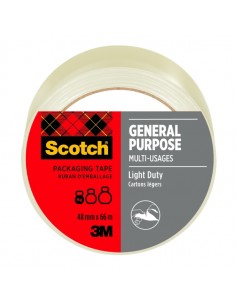 Scotch Precinto de Embalaje - 48mm x 66m - Color Transparente