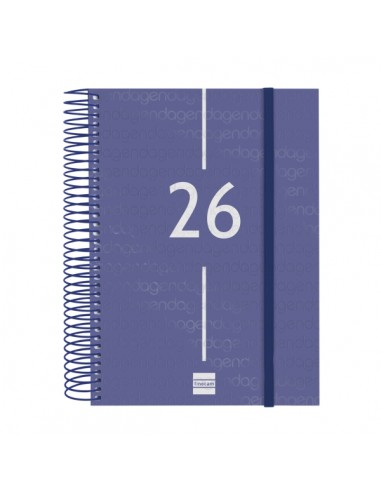 Finocam Year Agenda de Espiral en Catalan - Anual 2026 - Tapa Ligera - Formato E10 - 175x29x212mm - 1 Dia por Pagina - Color