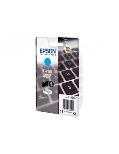 Epson 407 Cyan Cartucho de Tinta Original - C13T07U240