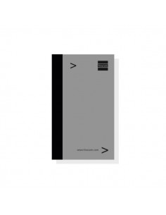 Finocam Bloc de Notas para Agendas Duo - Formato E3 - 79x5x127mm - Color Gris