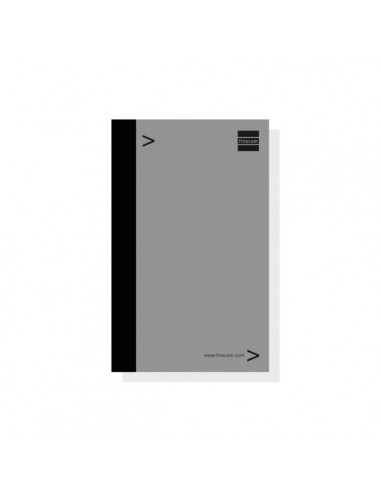 Finocam Bloc de Notas para Agendas Duo - Formato E5 - 117x5x181mm - Color Gris