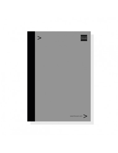 Finocam Bloc de Notas para Agendas Duo - Formato E10 - 155x5x215mm - Color Gris