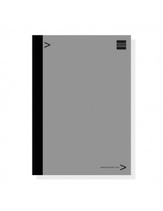 Finocam Bloc de Notas para Agendas Duo - Formato E40 - 210x5x297mm - Color Gris
