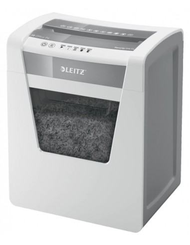 Leitz IQ Office P4 Destructora de Papel Corte Confeti P-4 - Destruye hasta 15 Hojas - Capacidad de la Papelera 23L - 2 Horas
