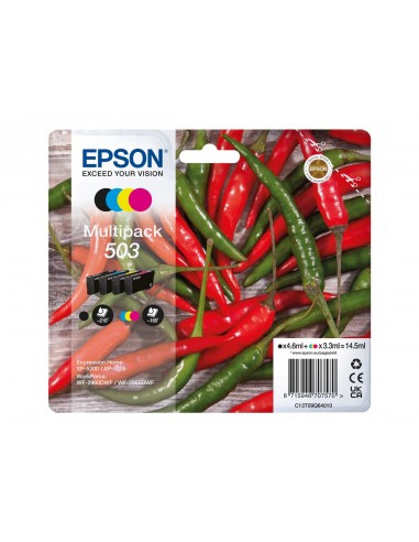 Epson 503 Pack de 4 Cartuchos de Tinta Originales - C13T09Q64010