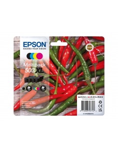 Epson 503XL Pack de 4 Cartuchos de Tinta Originales - C13T09R64010
