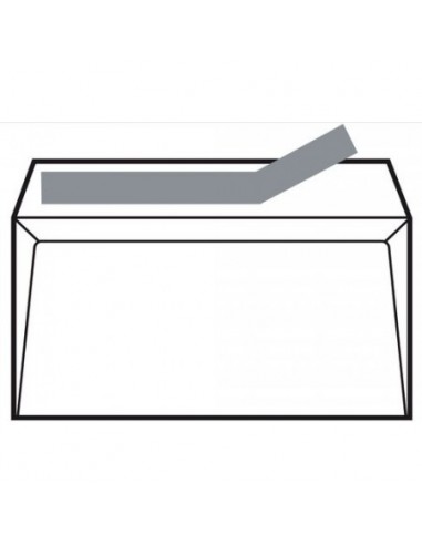 Sam Pack de 250 Sobres de Papel Offset 100grs - Medidas 260x360mm - Autoadhesivo con Tira de Silicona - Color Blanco