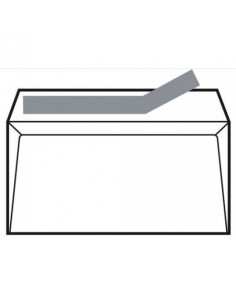 Sam Pack de 250 Sobres de Papel Offset 100grs - Medidas 229x324mm - Autoadhesivo con Tira de Silicona - Color Blanco