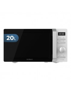 Cecotec ProClean 5010 Inverter Microondas - Potencia de 700W - Capacidad 20L - Plato de 245mm - Temporizador 30min -