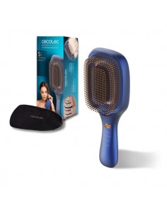 Cecotec HairCare Revitalize Blue Cepillo Reparador de Cabello - Multifuncional - Masaje Vibratorio - Emision de Iones