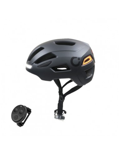 Cecotec BrainGuard Flash Casco Urbano para Bicicleta y Patinete - Talla S-M - Intermitentes - Luz Trasera - Luz Frontal -