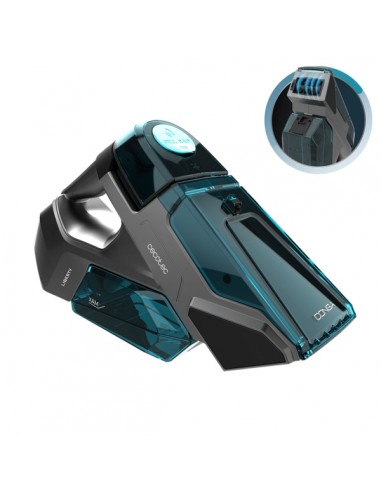 Cecotec Conga Motorhand Carpet and Spot Clean 2000 Aspirador de Mano para Tapiceria - 90W - Autonomia 25min - Cepillo