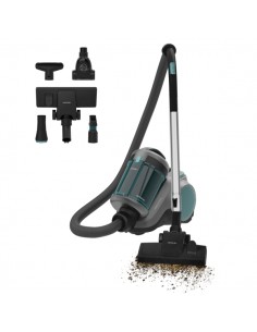 Cecotec Conga Rockstar Cyclonic Powerbag Aspirador de Trineo - 900W - 20kPa - Uso con y sin Bolsa - Deposito de 2L - Radio de