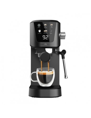 Cecotec Power Espresso 20 Touch Cafetera Expresso - 1350W - Pantalla Tactil Intuitiva - Presion de 20Bar - Deposito 1L