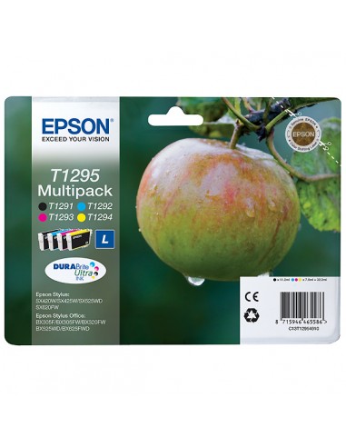 Epson T1295 Pack de 4 Cartuchos de Tinta Originales - C13T12954012