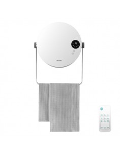 Cecotec ReadyWarm 2000 Round Calefactor Ceramico de Pared - Potencia de 2000W - Control Remoto Incluido - Ajuste de