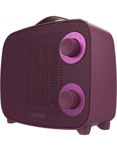 Cecotec ReadyWarm 1500 Ceramic Pink Aura Calefactor Ceramico - 1500W - Cobertura hasta 15 MÂ² - Termostato Regulable - 3