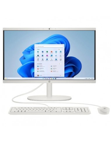 HP 22-DG0037NS All-in-One Intel Core i3-N300 - 8GB DDR5 - 512GB SSD - 21.5" FHD - Windos 11 Home - Color Blanco-Teclado
