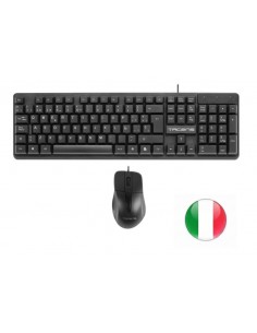 Tacens Anima ACP02 Pack USB Teclado Multimedia-Raton 1200dpi 3 Botones - Disposicion Italiana QWERTY IT - Cable de 1.3m -