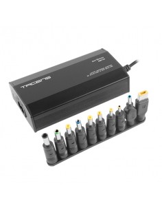 Tacens Anima ANBP100 Cargador Universal para Portatil 100W - Conexion USB - 10 Adaptadores - 8 Opciones de Voltaje desde 12 a