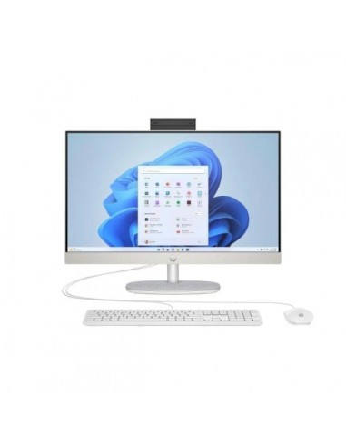 HP 24-CR0075NS All-in-One Intel Core i3-1315U - 8GB DDR5 - 512GB SSD - 23.8" FHD - Windos 11 Home - Color Blanco-Teclado