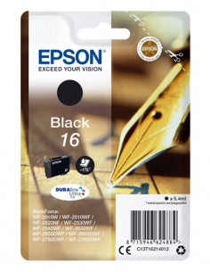 Epson T1621 Negro Cartucho de Tinta Original - C13T16214012