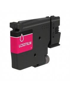 Brother LC527XL Magenta Cartucho de Tinta Pigmentada Generico - Reemplaza LC527XLM LC527M