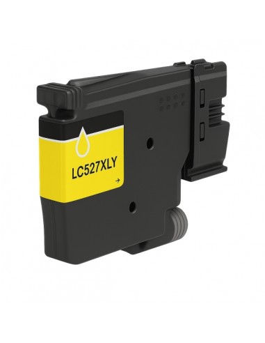 Brother LC527XL Amarillo Cartucho de Tinta Pigmentada Generico - Reemplaza LC527XLY LC527Y