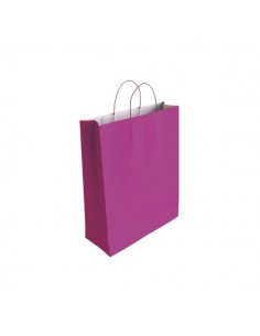 Bismark Bolsa de Papel Celulosa - Medidas 40x14x32cm - Color Fucsia