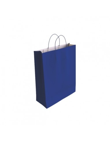 Bismark Bolsa de Papel Celulosa - Medidas 40x14x32cm - Color Azul