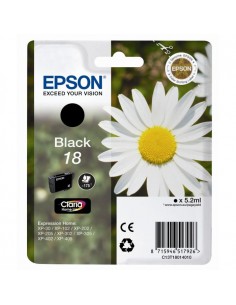 Epson T1801 (18) Negro Cartucho de Tinta Original - C13T18014012