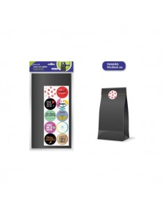 Bismark Pack de 10 Sobres Papel Kraft 50grs con 10 Pegatinas para Cierre - Medidas 19x36x6cm - Ideal para Regalos - Color