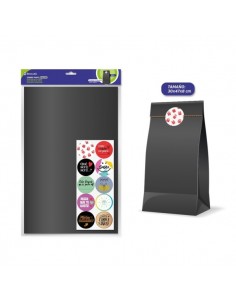 Bismark Pack de 10 Sobres Papel Kraft 50grs con 10 Pegatinas para Cierre - Medidas 30x47x8cm - Ideal para Regalos - Color