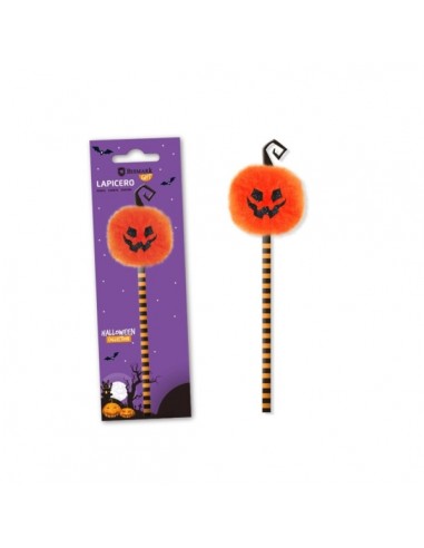Bismark Lapiz DiseÃ±o Calabaza - Pompon Suave con Forma de Calabaza