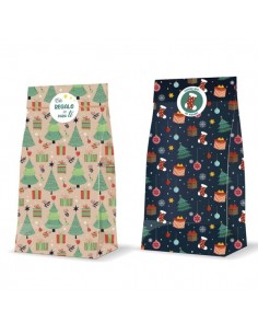 Bismark Pack de 3 Sobres Papel Kraft 60grs con 3 Pegatinas para Cierre - Medidas 20x42x8cm - Ideal para Regalos - 2