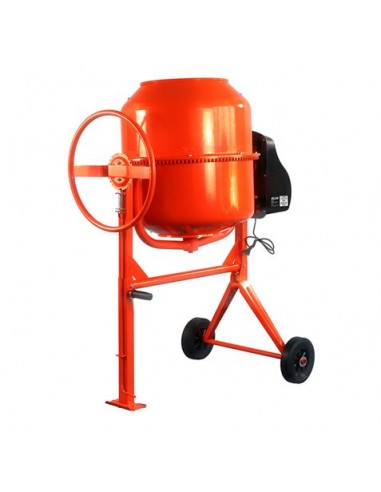 Blim Hormigonera de 200 Litros - Potencia 1000W - Velocidad Mezclado 28rpm - Tambor Reforzado - Corona de Acero Fundido -